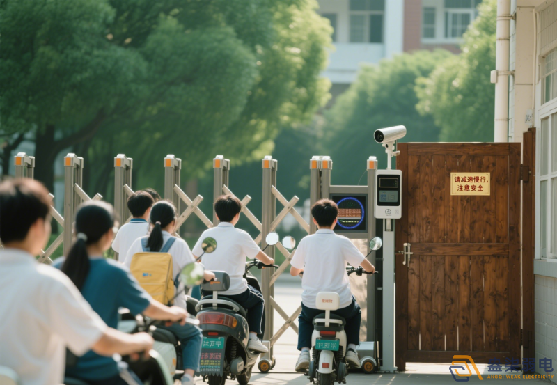門禁擺閘如何防止電瓶車碰撞？