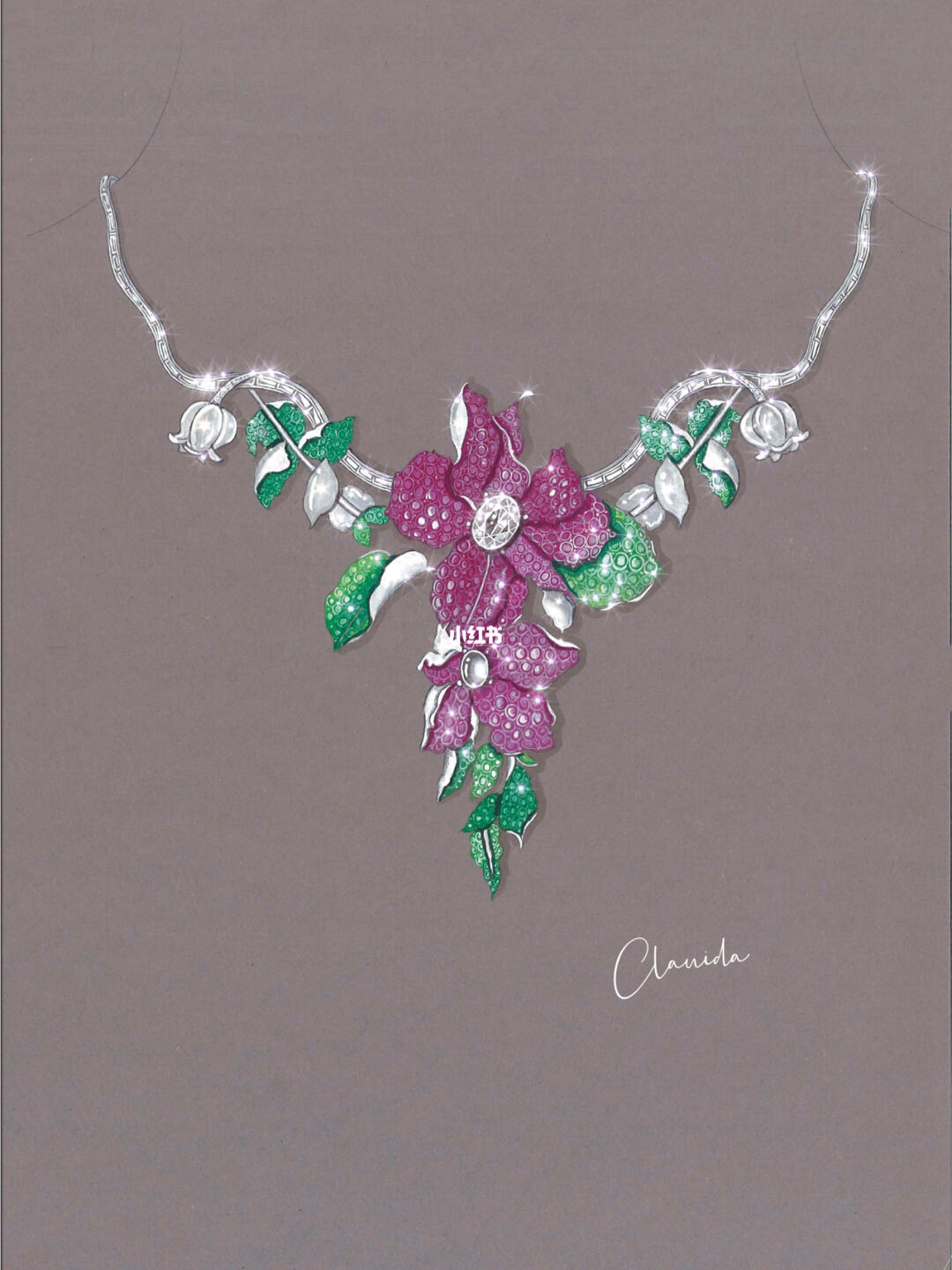 原創珠寶首飾設計——暗香浮動94